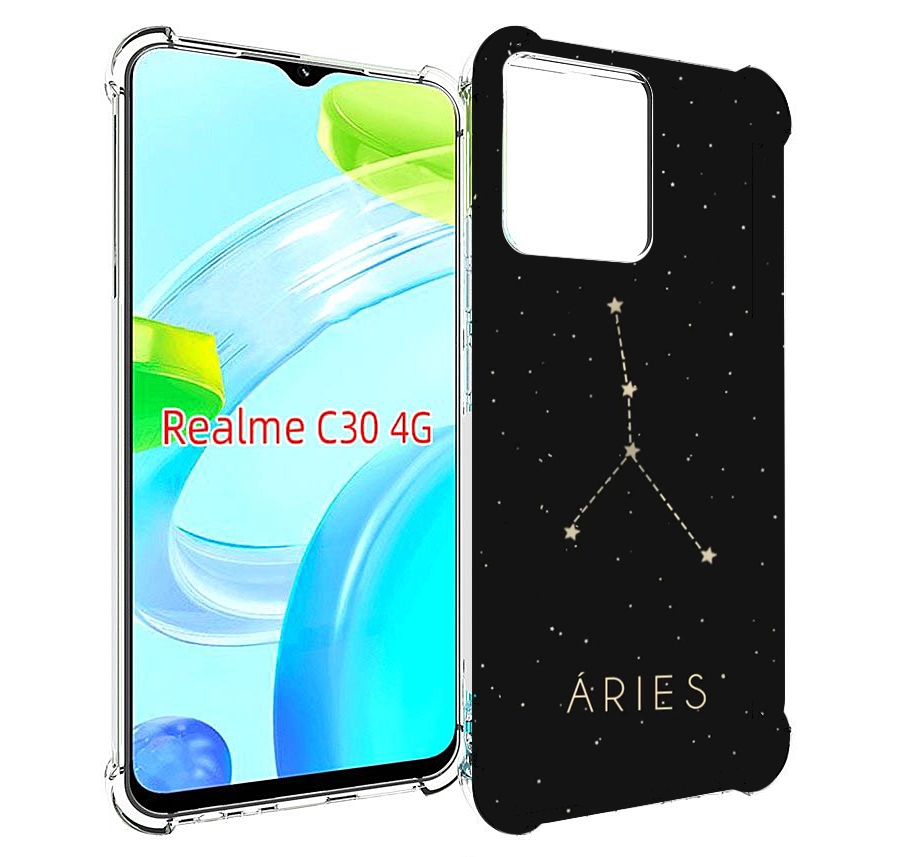 

Чехол MyPads знак-зодиака-овен-3 для Realme C30 4G / Narzo 50i Prime, Прозрачный, Tocco