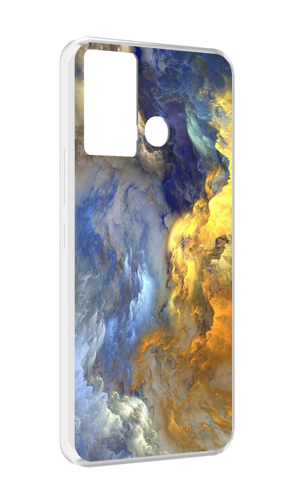 

Чехол MyPads мраморное небо для Infinix Hot 12 Play, Прозрачный, Tocco