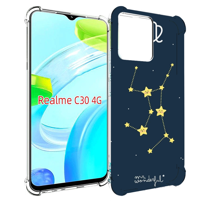 

Чехол MyPads знак-зодиака-дева-3 для Realme C30 4G / Narzo 50i Prime, Прозрачный, Tocco