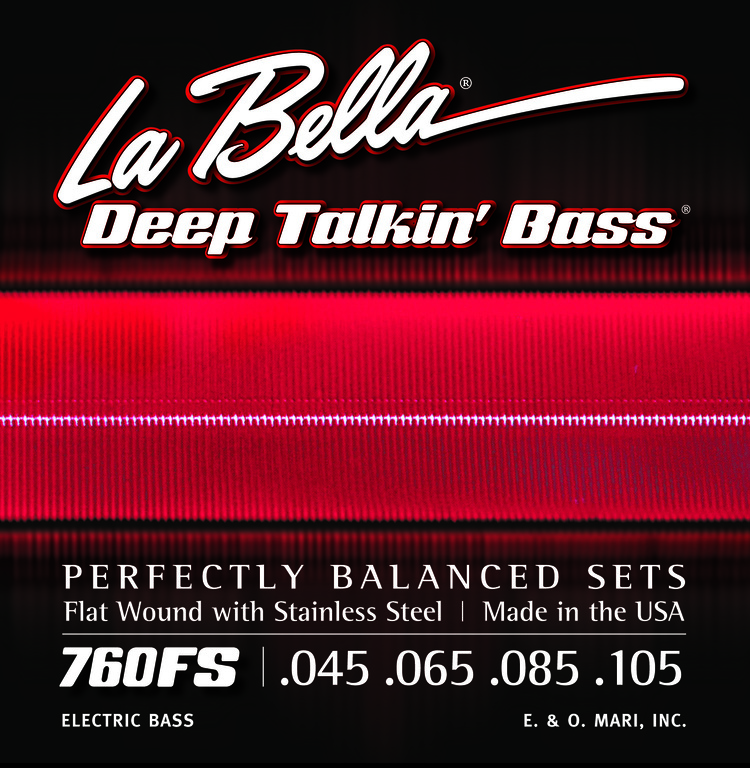 

Комплект струн для 4-струнной бас-гитары 45-105 La Bella 760FS