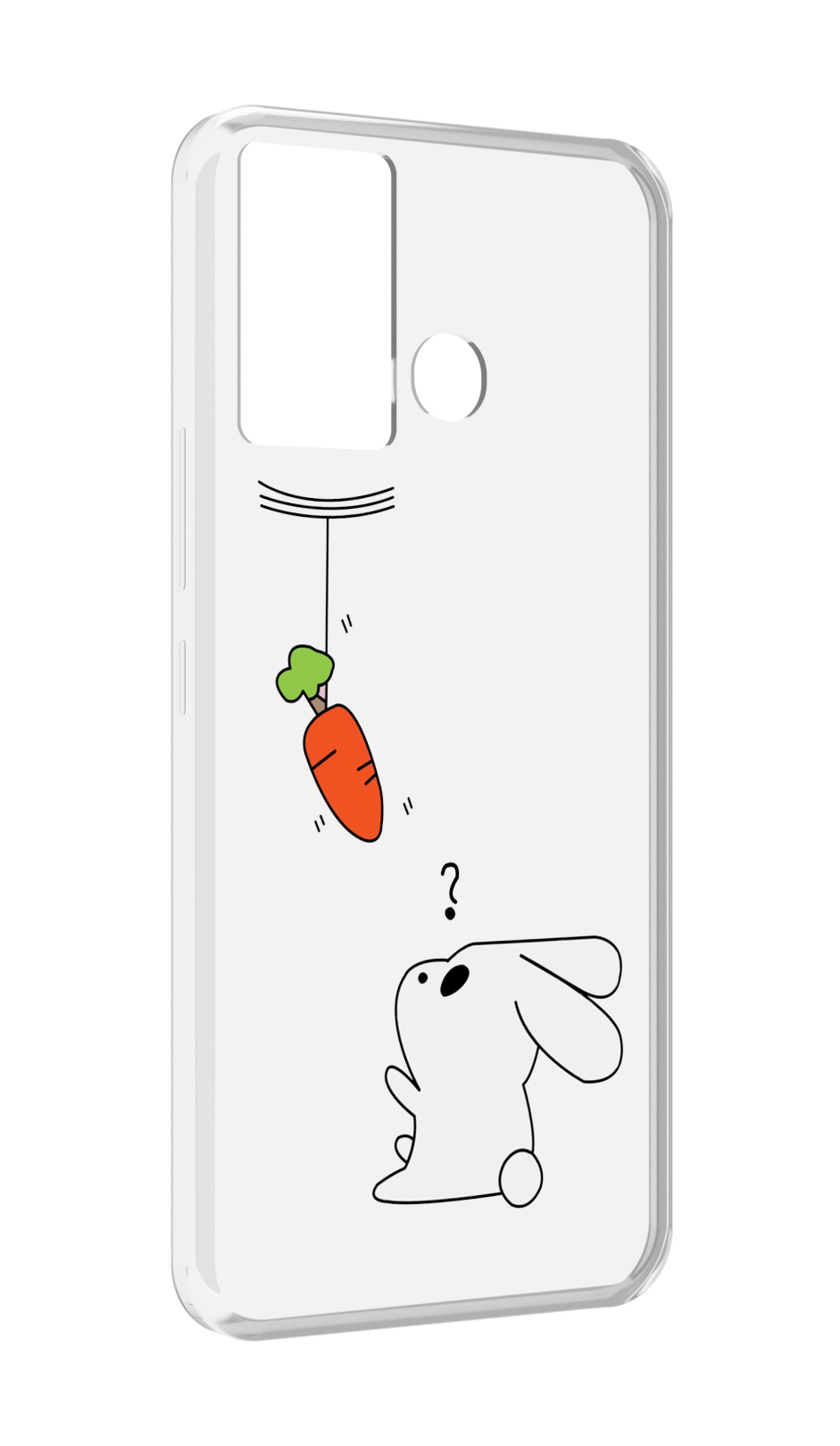 

Чехол MyPads морковка детский для Infinix Hot 12 Play, Прозрачный, Tocco