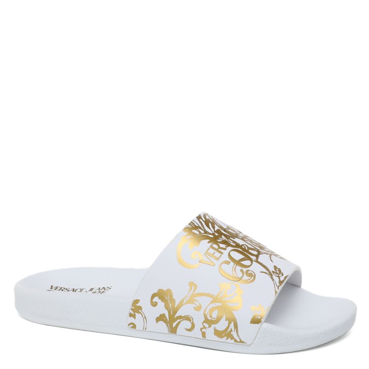 

Шлепанцы женские Versace Jeans Couture 74VA3SQ3 белые 35 EU, 74VA3SQ3