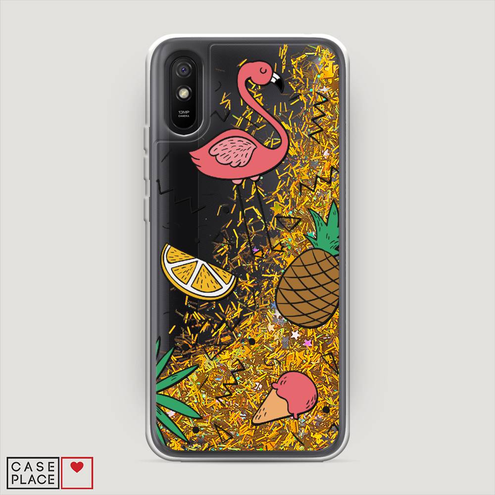 

Чехол Awog на Xiaomi Redmi 9A "Гавайский фон", Разноцветный, 38990-1