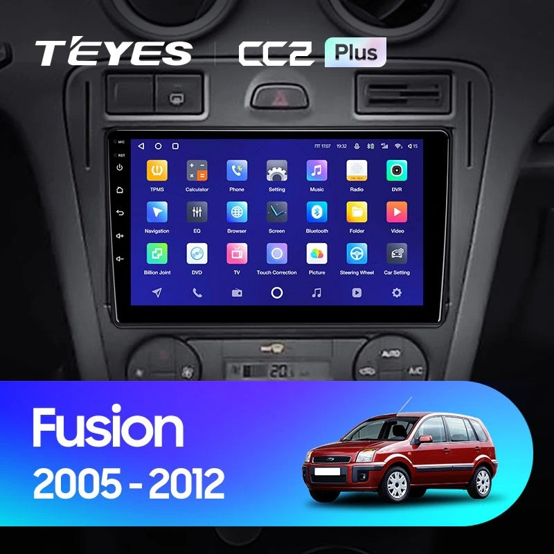 Автомобильная магнитола Teyes CC2 Plus 6/128 Ford Fusion 1 (2005-2012)