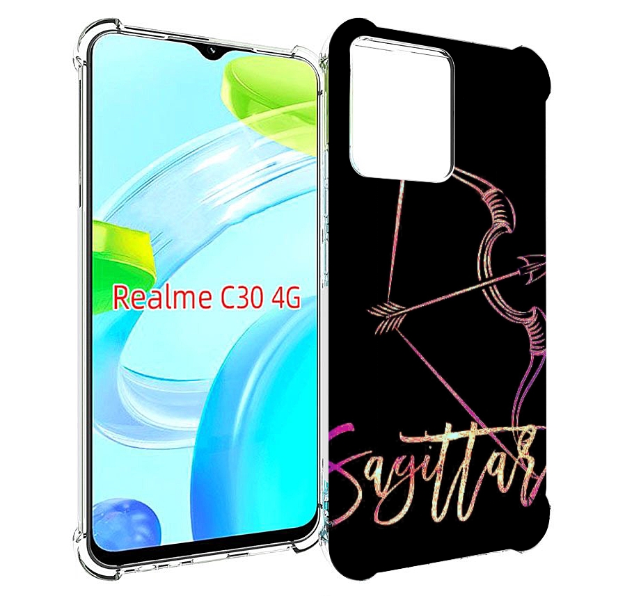 

Чехол MyPads знак зодиака стрелец 3 для Realme C30 4G / Narzo 50i Prime, Прозрачный, Tocco