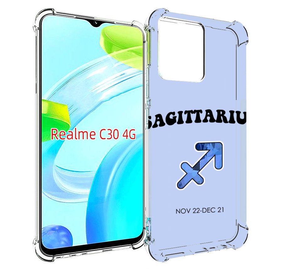 

Чехол MyPads знак зодиака стрелец 1 для Realme C30 4G / Narzo 50i Prime, Прозрачный, Tocco