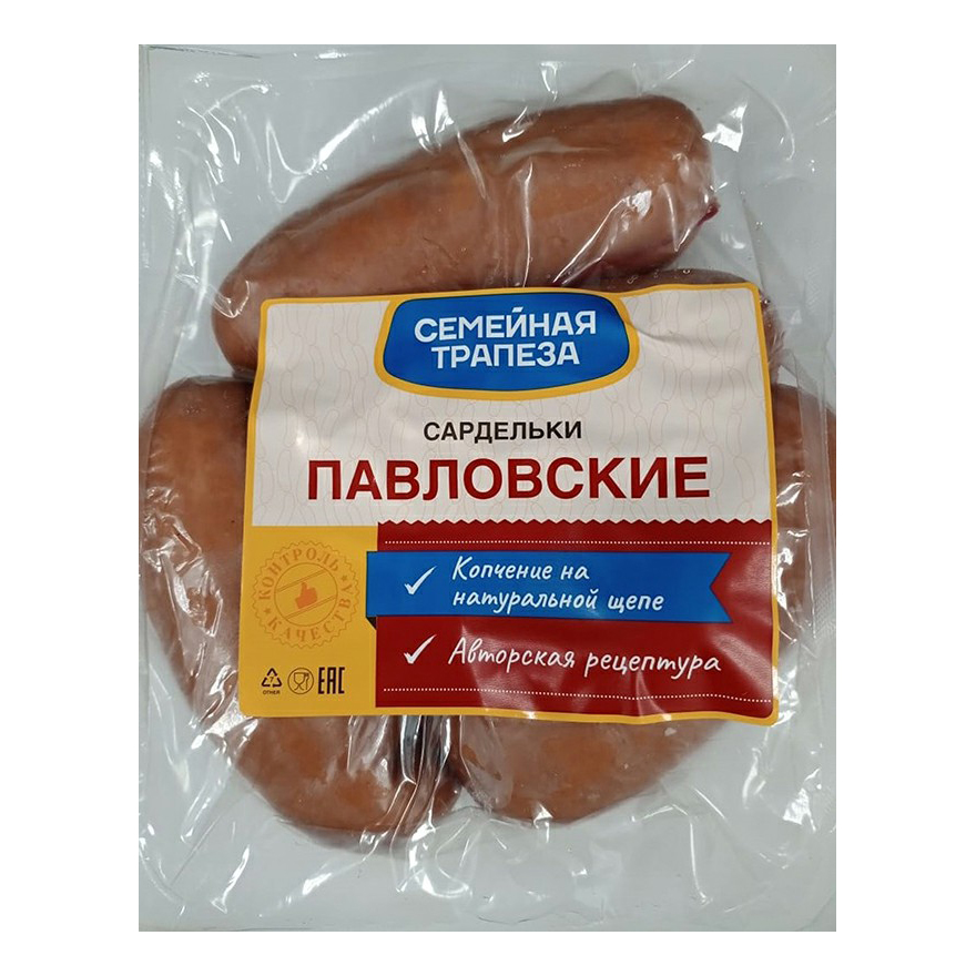 

Сардельки Семейная Трапеза Павловские вареные 500 г