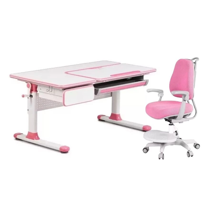 Комплект Cubby парта Toru Pink кресло Paeonia Pink 375924222551