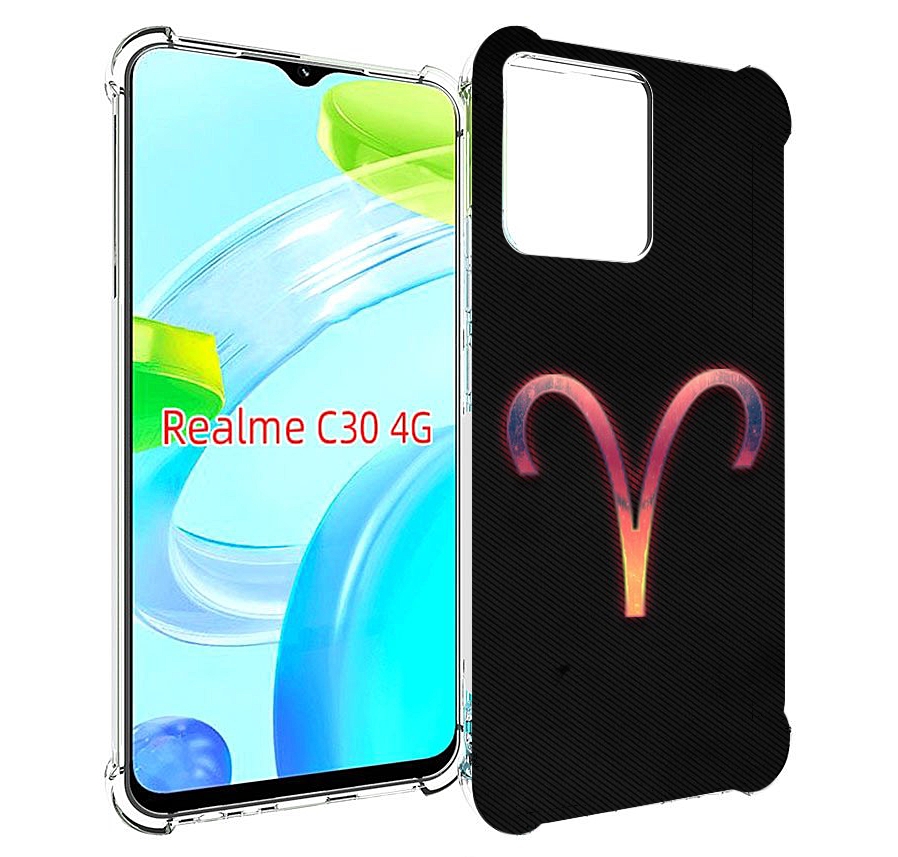 

Чехол MyPads знак зодиака овен 1 для Realme C30 4G / Narzo 50i Prime, Прозрачный, Tocco