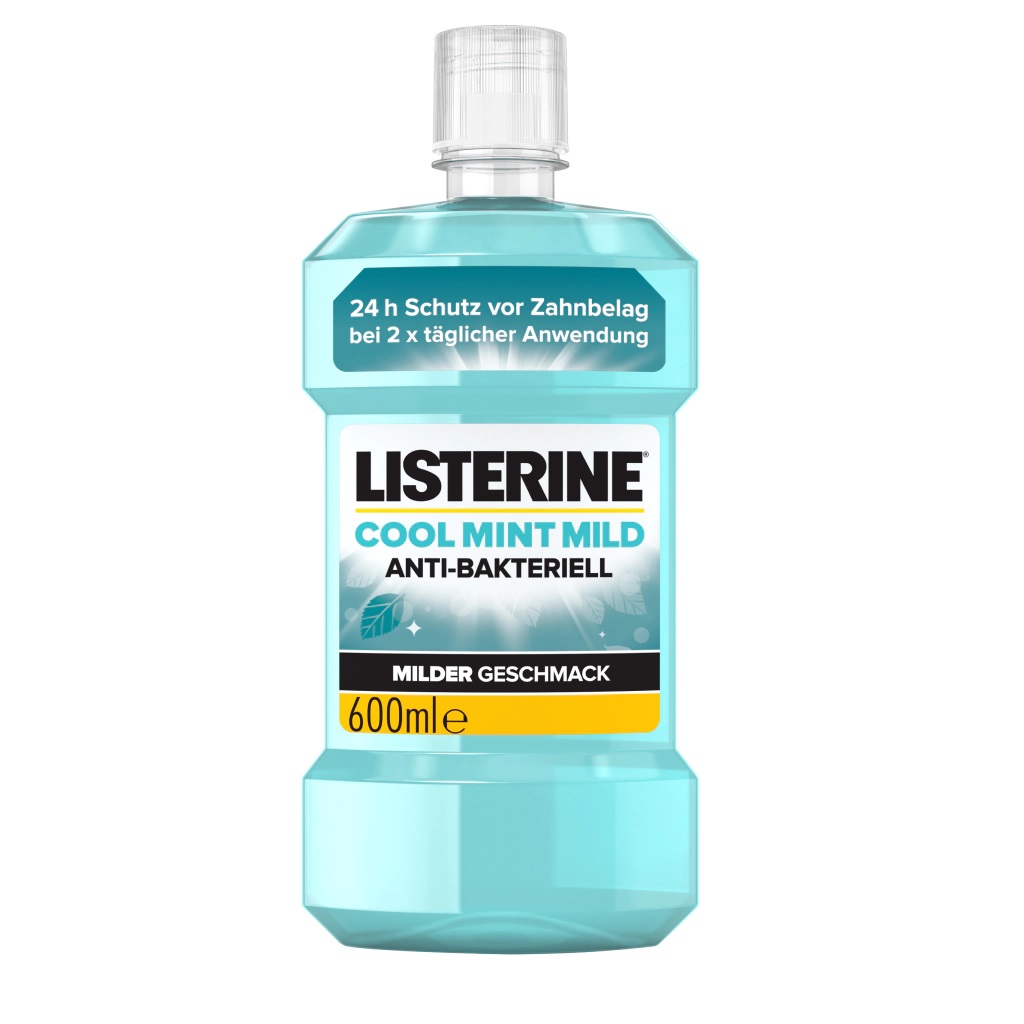 Ополаскиватель для полости рта зубов и десен Listerine Cool Mint Mild 600 мл