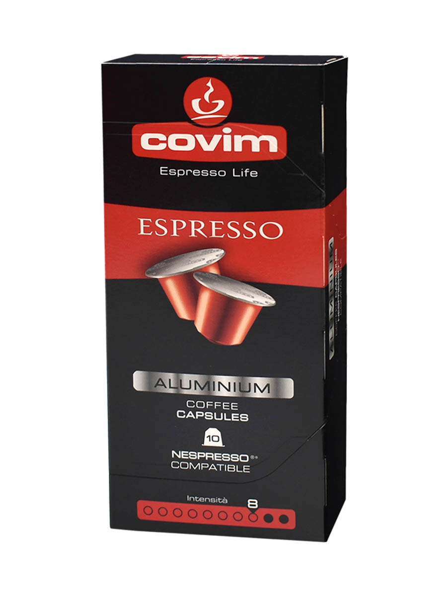 Кофе в капсулах COVIM Nespresso Alu Espresso, 10 капсул