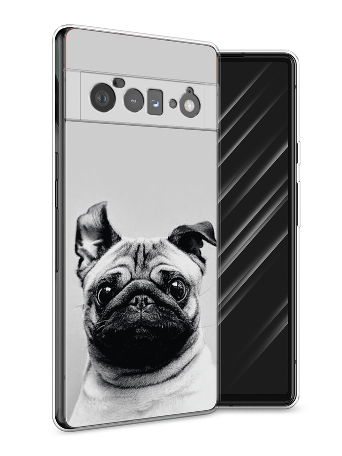 

Чехол Awog на Google Pixel 6 Pro "Ушастый мопс", Разноцветный, 270950-1
