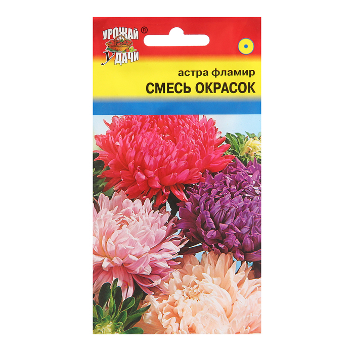 

Семена цветов Астра "Фламир", Смесь, 0,2 г (3 шт.)