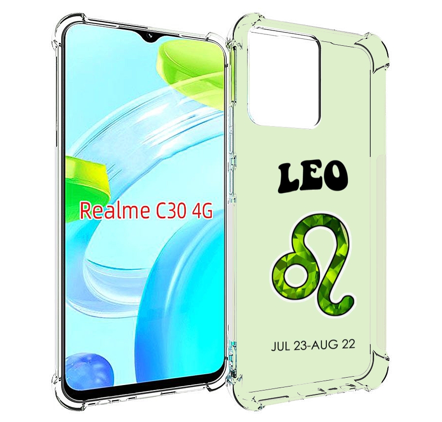 

Чехол MyPads знак зодиака лев 1 для Realme C30 4G / Narzo 50i Prime, Прозрачный, Tocco