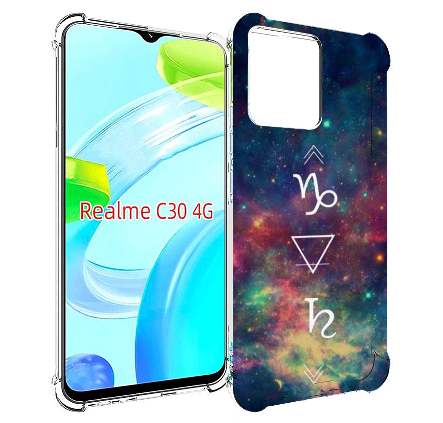 

Чехол MyPads знак зодиака козерог 5 для Realme C30 4G / Narzo 50i Prime, Прозрачный, Tocco