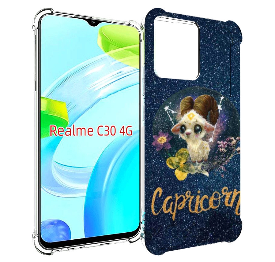 

Чехол MyPads знак зодиака козерог 3 для Realme C30 4G / Narzo 50i Prime, Прозрачный, Tocco