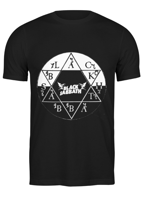 

Футболка мужская Black sabath 1418661 Printio черная S, Black sabath 1418661