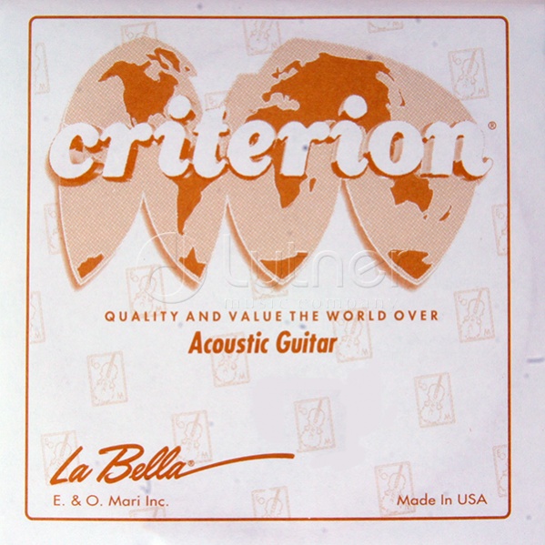 

Criterion Отдельная струна для акустической гитары, бронза, 038, La Bella CGW038