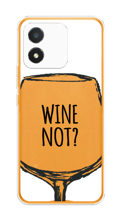 

Чехол на Honor X5 "Wine not white", Белый, 6120950-6
