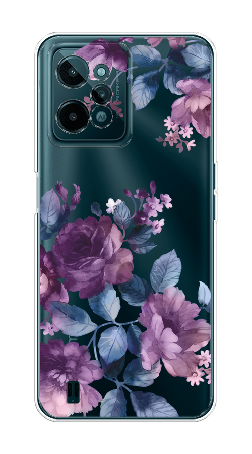 

Чехол на Realme C31 "Purple Blossoms", Синий;фиолетовый, 259350-1