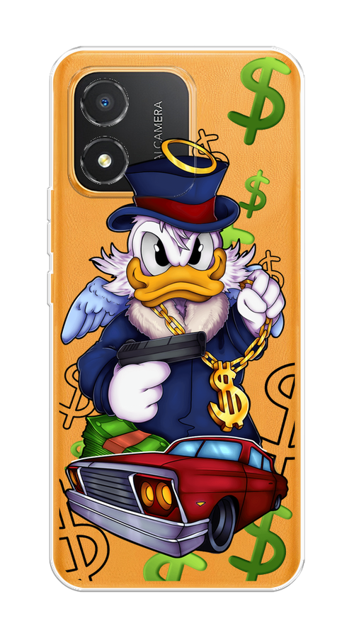 

Чехол на Honor X5 "Scrooge McDuck with a Gold Chain", Красный;синий;белый, 6120950-6