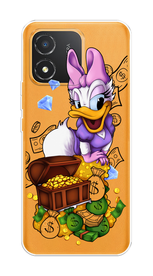 

Чехол на Honor X5 "Rich Daisy Duck", Коричневый;белый;фиолетовый, 6120950-6