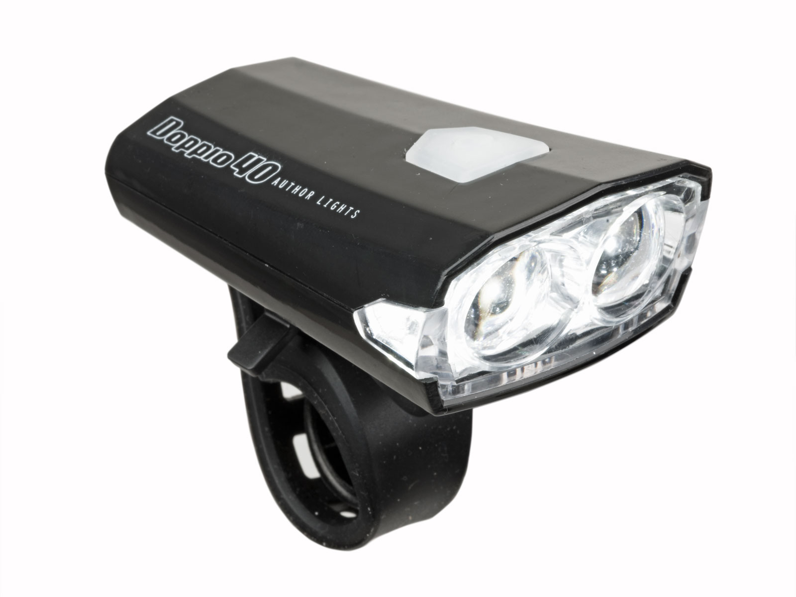 

Фара передняя DOPPIO 2x20LM USB AUTHOR, Черный;серый, DOPPIO 2x20LM USB