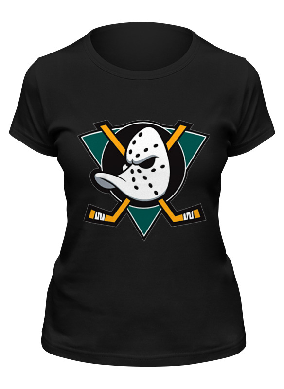 

Футболка женская Printio Mighty ducks черная 2XL, Черный, Mighty ducks