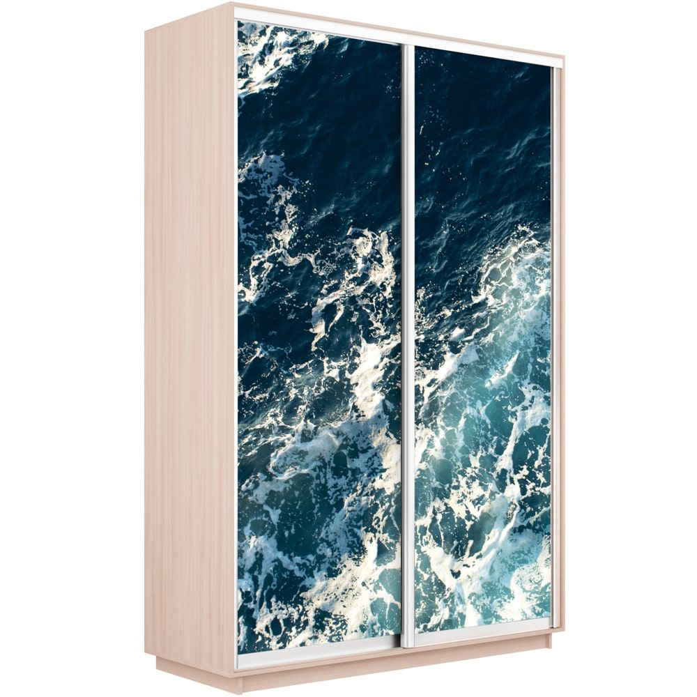 

Шкаф-купе Е1 Экспресс Фото дуо Дуб молочный 160-240-60 1015