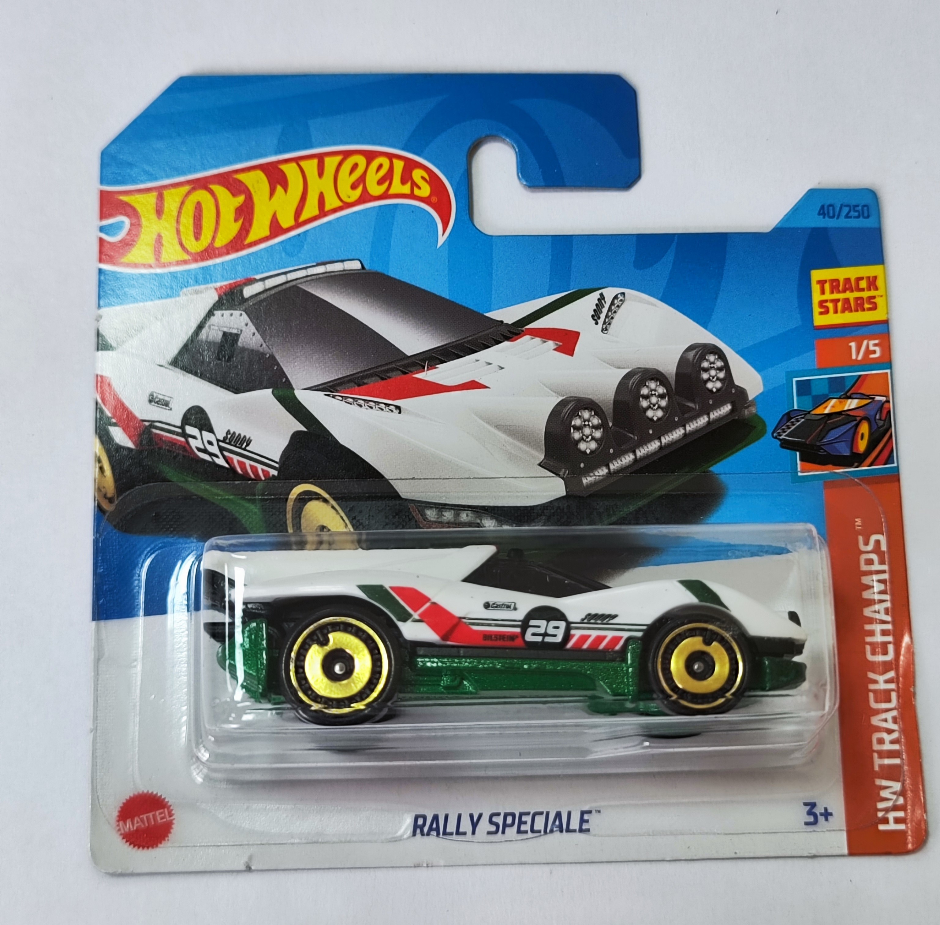 Машинка Hot Wheels базовой коллекции RALLY SPECIALE белая 5785/HKK37