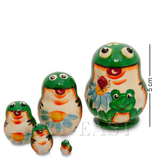 

Матрешка 5м Лягушка мал. (Сергиев-Посад) 113-702806