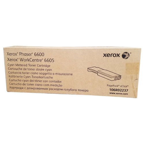 

Картридж для лазерного принтера Xerox 106R02237 Blue, оригинальный, Голубой