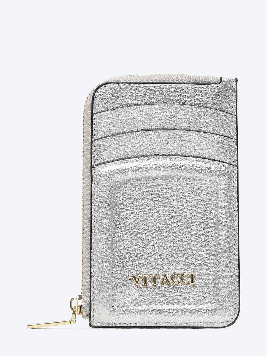 Кошелек женский Vitacci HS846-02P серебряный