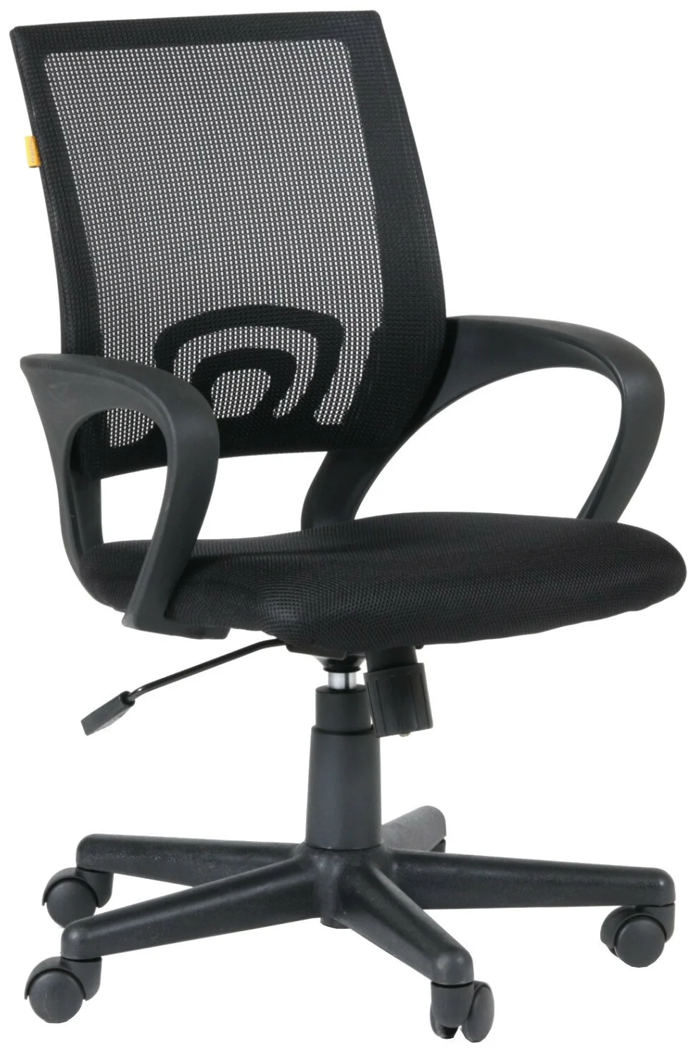 фото Кресло vt_echair-304 tc net ткань черн/сетка черн, хром easy chair