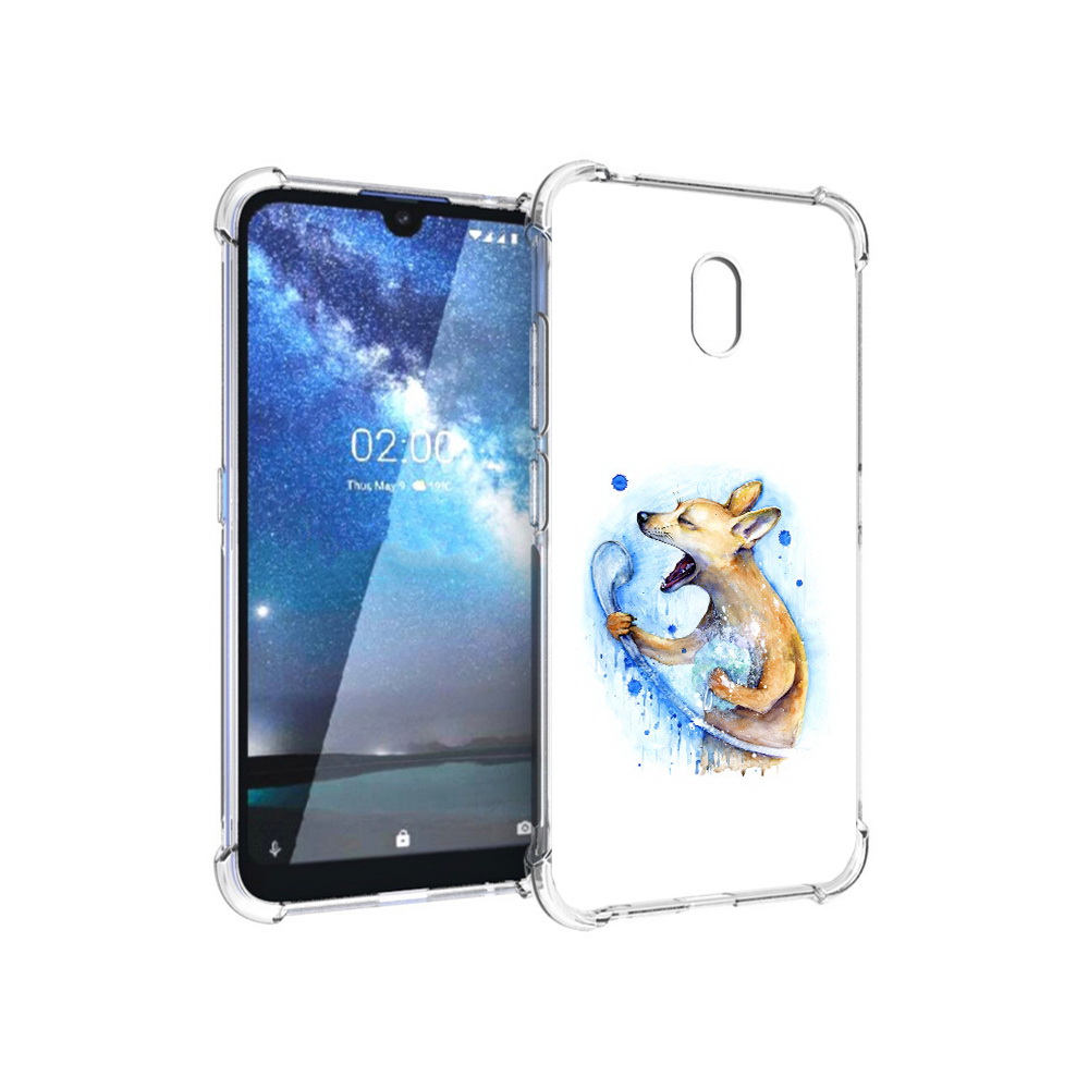 

Чехол MyPads Tocco для Nokia 2.2 пение в душе (PT134721.103.537), Прозрачный, Tocco