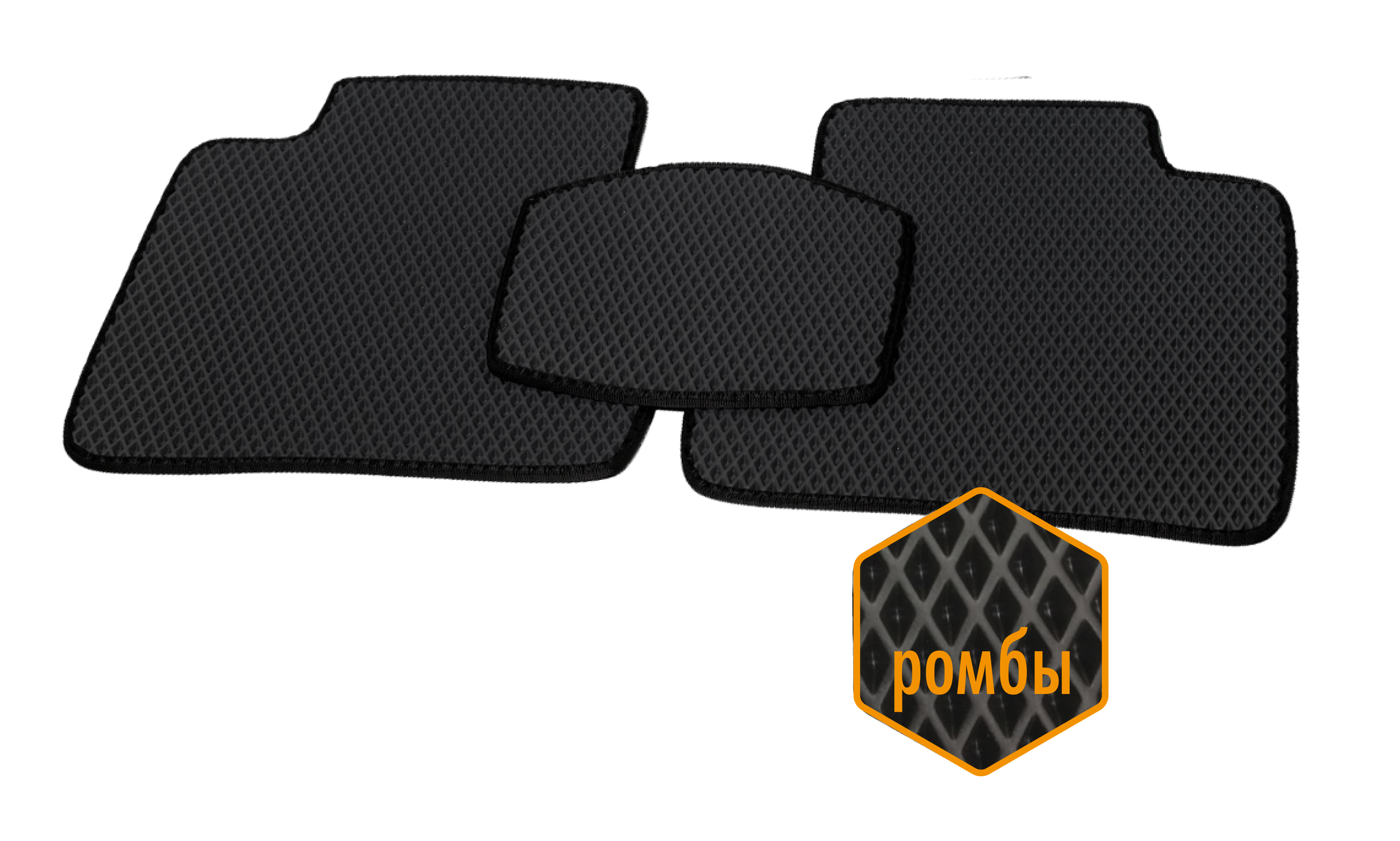 

АвтоКовр. EVA Great Wall Hover H3 (1)(2010-2014) Внедорож. 5Ковр. зад.(Ромб)