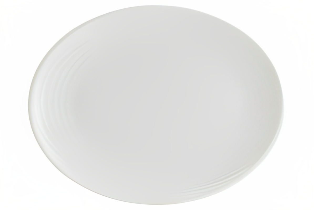 

Блюдо овальное Bonna White Loop 36х28см, Белый