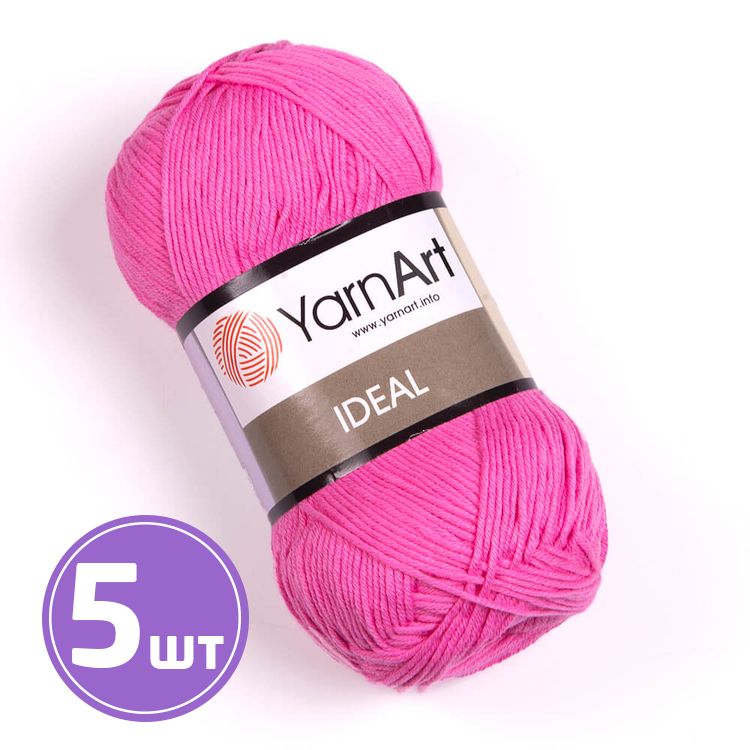 

Пряжа YarnArt Ideal 231 розовый 5 шт по 50 г