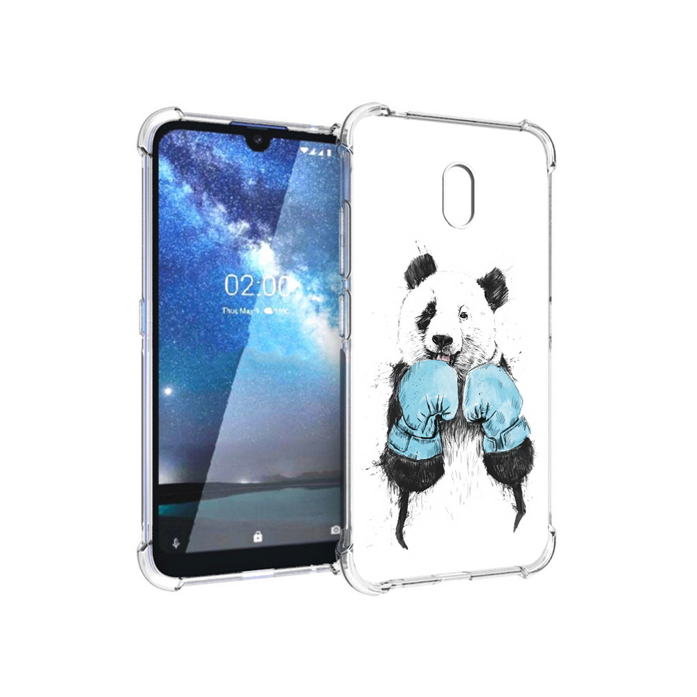 

Чехол MyPads Tocco для Nokia 2.2 панда боксер (PT134721.103.531), Прозрачный, Tocco