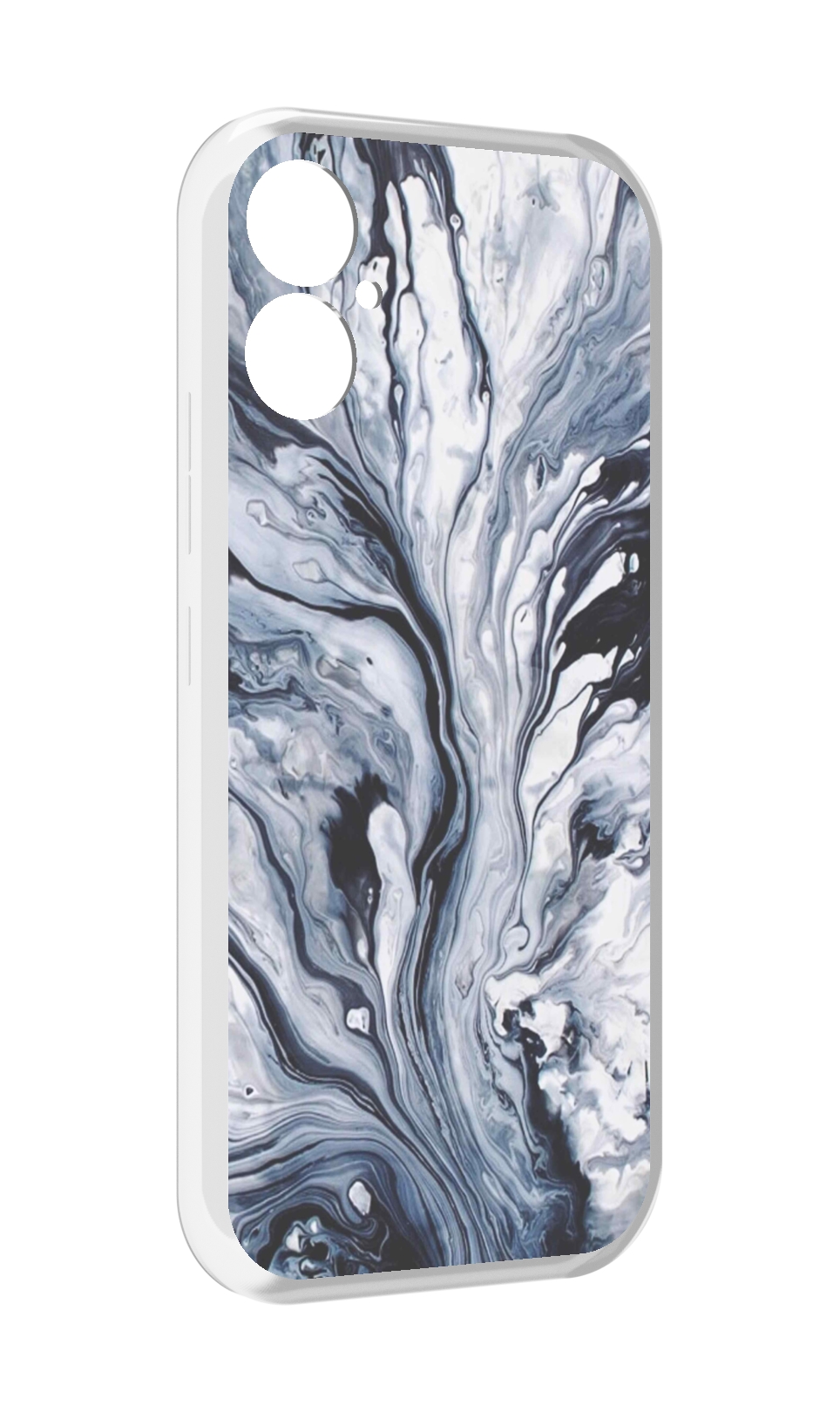 

Чехол MyPads серая краска для Tecno Spark 9 Pro \ Spark 9T, Прозрачный, Tocco