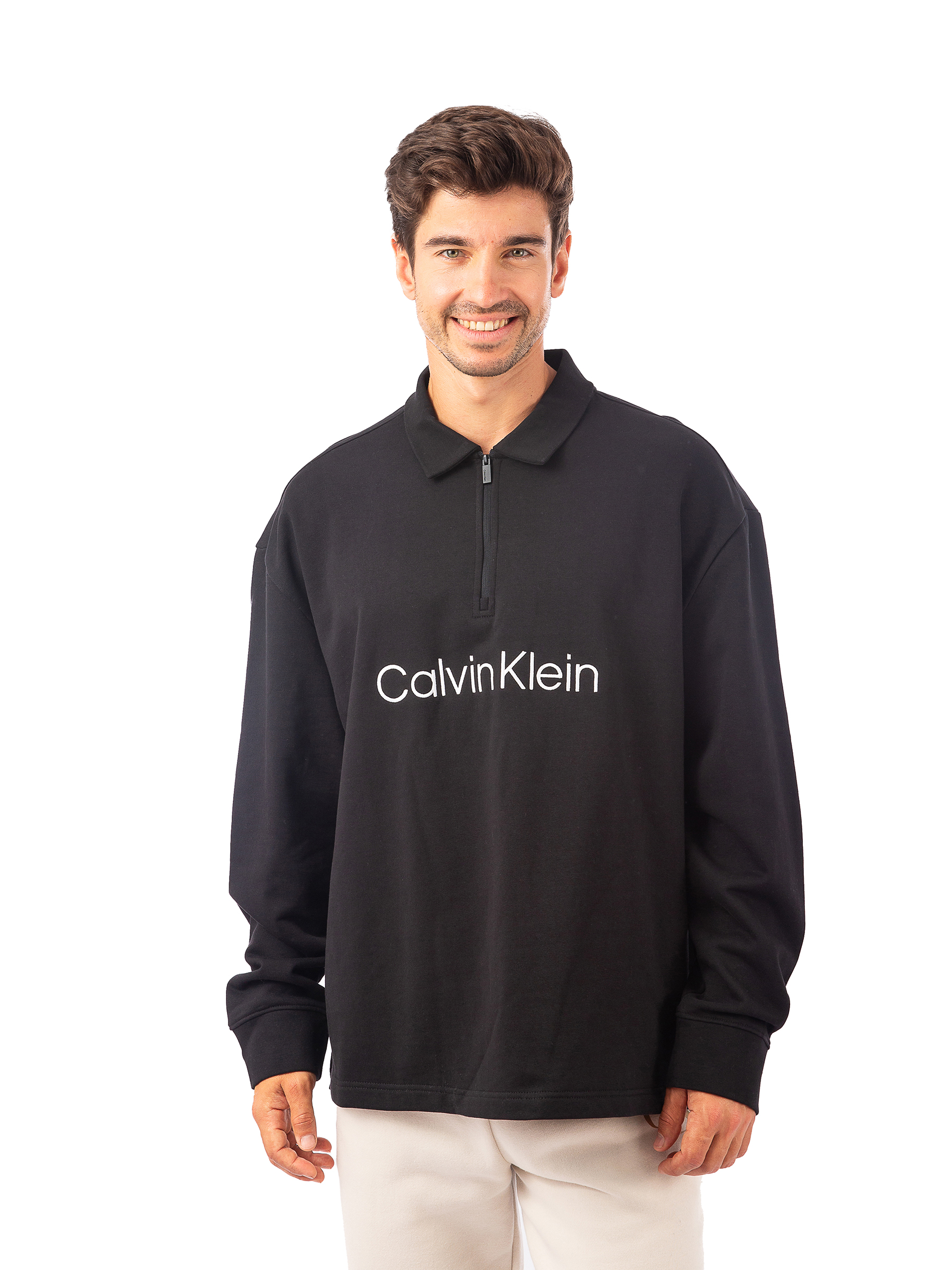 Лонгслив унисекс Calvin Klein 40HM250 черный M