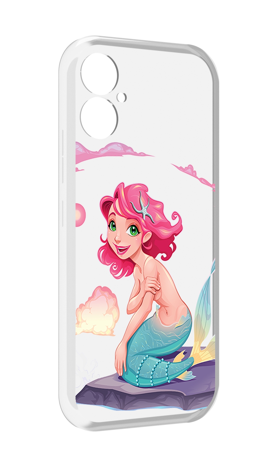

Чехол MyPads русалочка для Tecno Spark 9 Pro \ Spark 9T, Прозрачный, Tocco