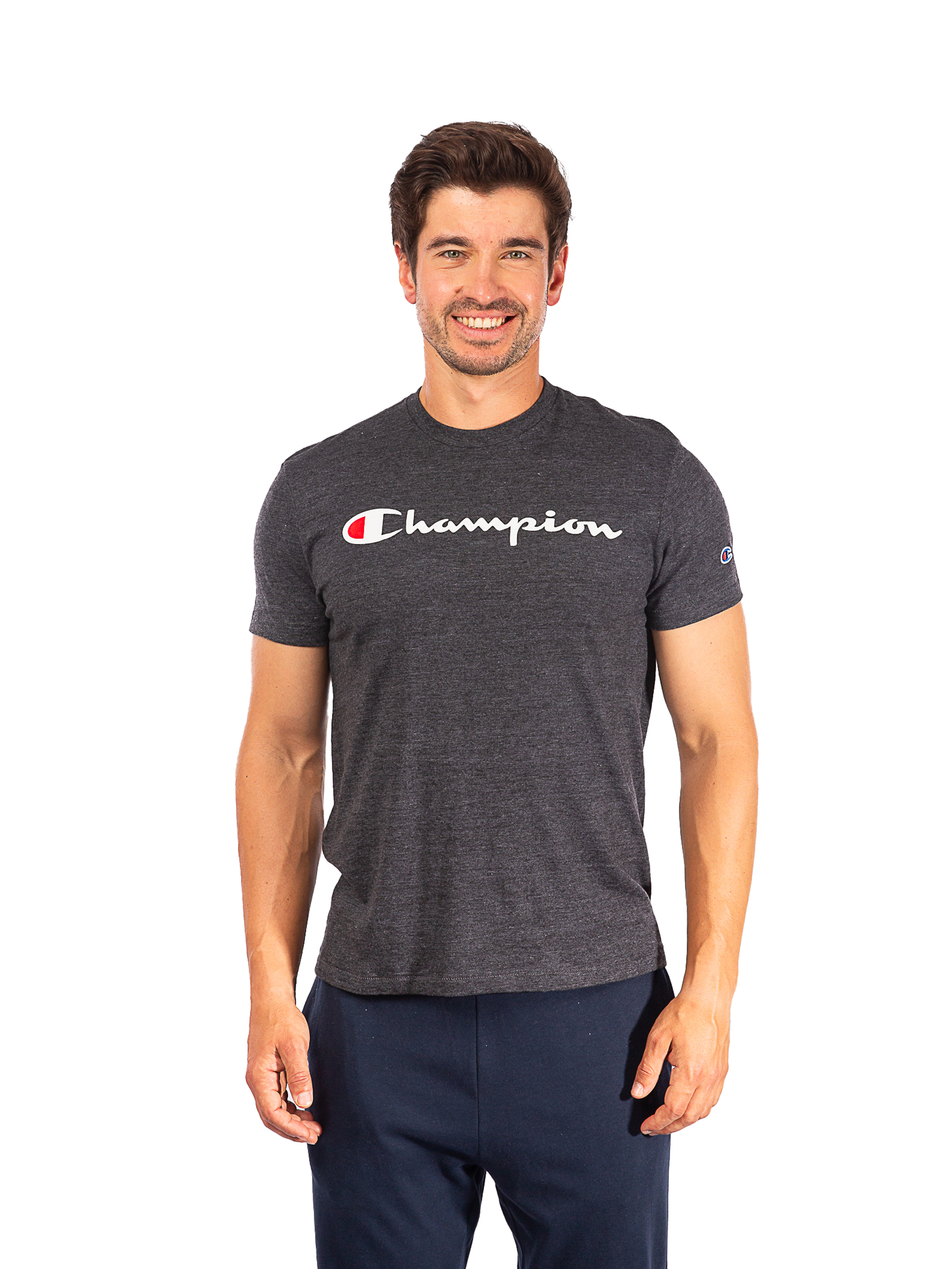 

Футболка мужская Champion T8533GY07718 фиолетовая L, Фиолетовый, T8533GY07718