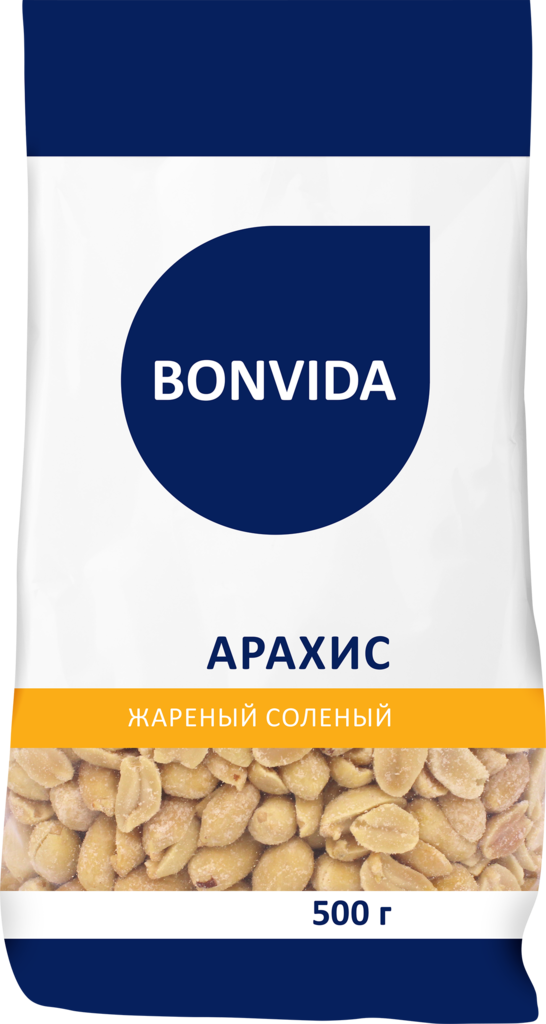 Арахис Bonvida жареный соленый 500 г