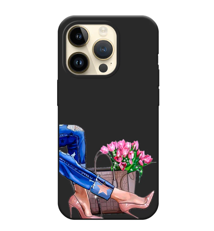 

Чехол Awog на Apple iPhone 14 / Айфон 14 "Каблучки", Красный, 15152-1