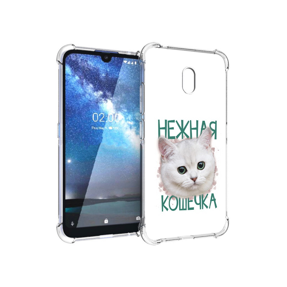 

Чехол MyPads Tocco для Nokia 2.2 нежная кошечка (PT134721.103.520), Прозрачный, Tocco