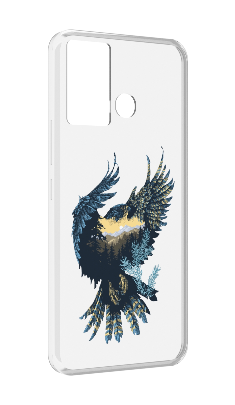 

Чехол MyPads мирок в соколе для Infinix Hot 12 Play, Прозрачный, Tocco