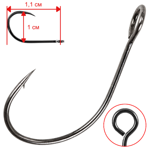 

Крючки Dunaev Trout Super Black №4 (7шт.), Dunaev Trout Super Black №4 (7шт.)