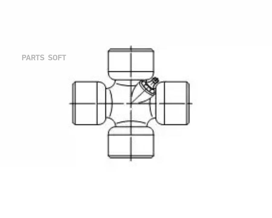 GKN U186 Крестовина [28 mm]  () 1шт