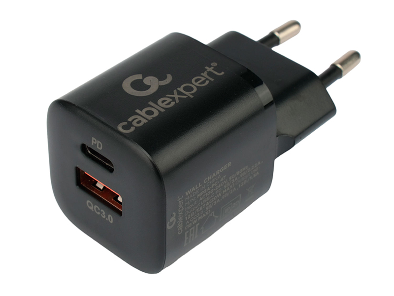 

Сетевое зарядное устройство Cablexpert 3 А Black (MP3A-PC-47)